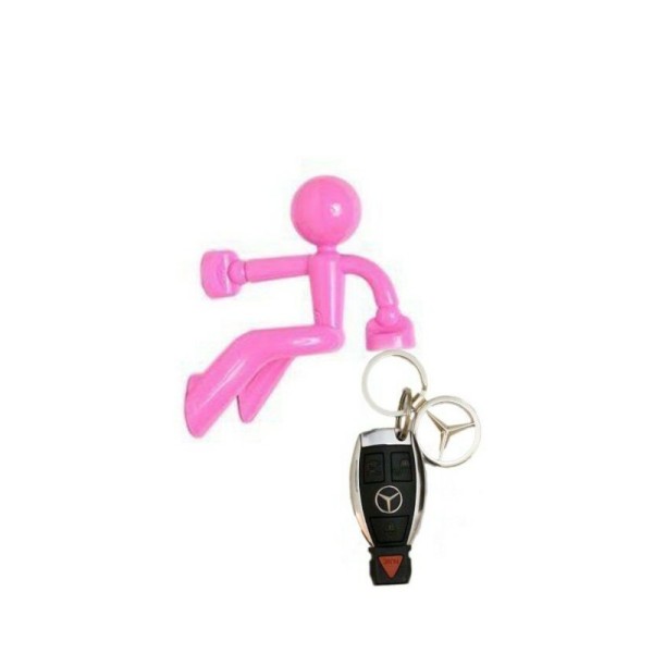 Магнитна поставка за ключове с четири неодимови магнита, зелена