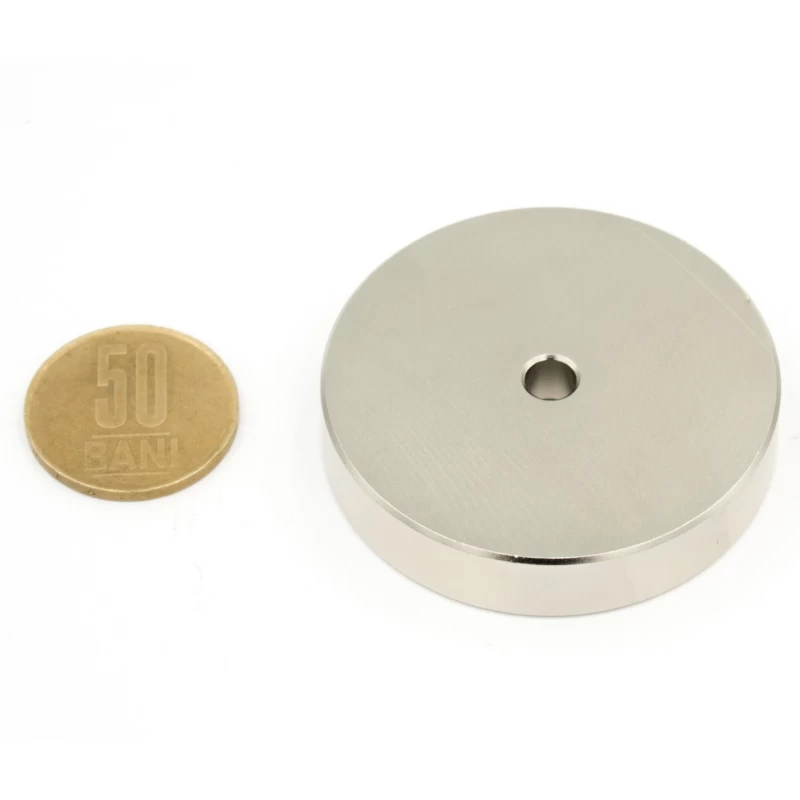 Magnet neodim inel 50 x 5,5 x 10 mm cu șanfren 50 bani