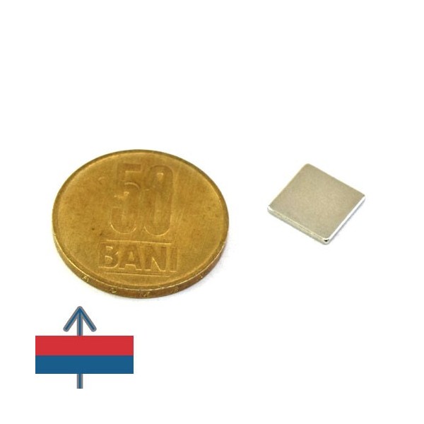 Неодимов магнит блок 10 x 10 x 0.1 мм 3