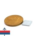 Неодимов магнит блок 10 x 10 x 1 мм 10