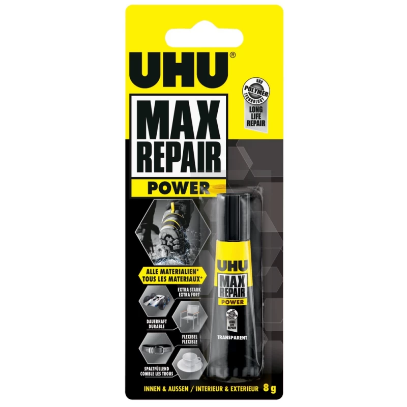 UHU Max Repair, adeziv pentru magneți, 8 g cu ambalaj