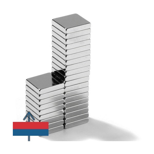 Неодимов магнит блок 10 x 10 x 0.2 мм 3