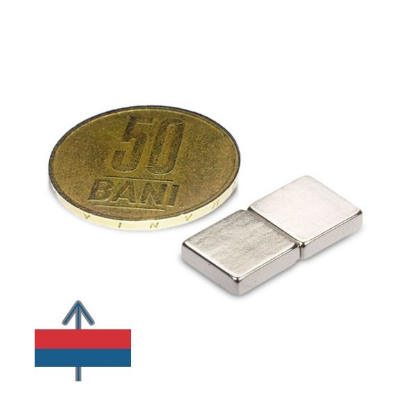 Magnet neodim bloc 10 x 10 x 03 mm 3