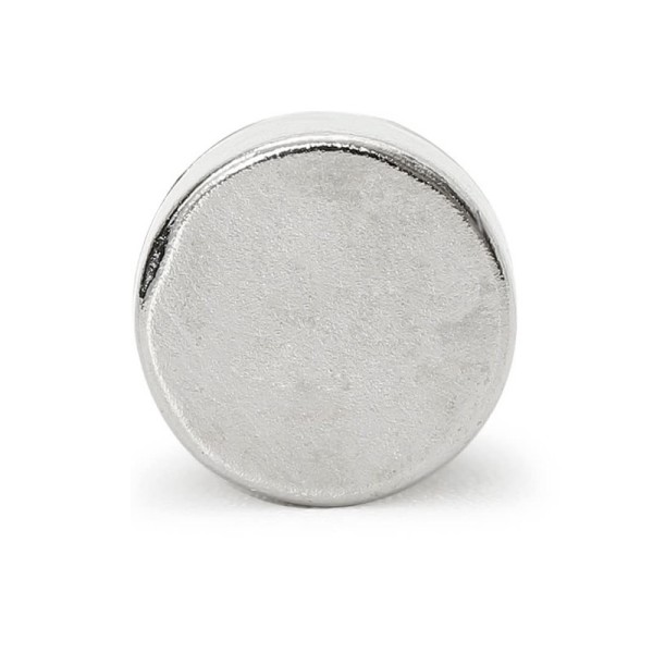 Неодимов магнит диск 8 x 3 мм вертикален