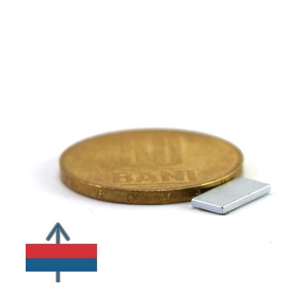 Magnet neodim bloc 10 x 05 x 01 mm 5