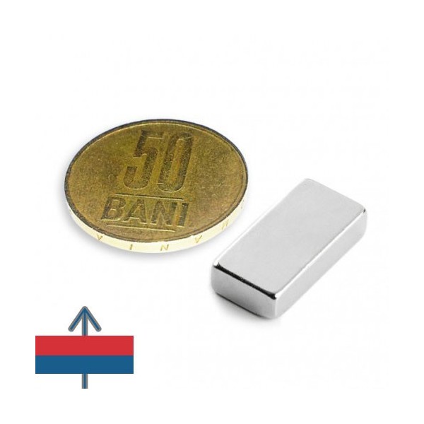 Неодимов магнит блок 20 x 10 x 05 мм 1