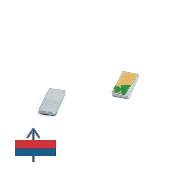 Magnet neodim bloc 10 x 05 x 01 mm 9