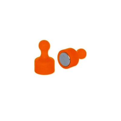 Pioneză magnetică neodim D 12 x 20 Portocaliu