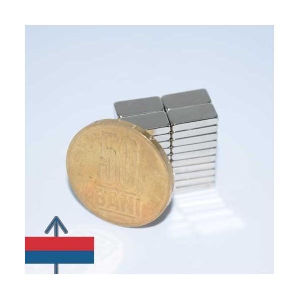 Magnet neodim bloc 10 x 05 x 02 mm 5