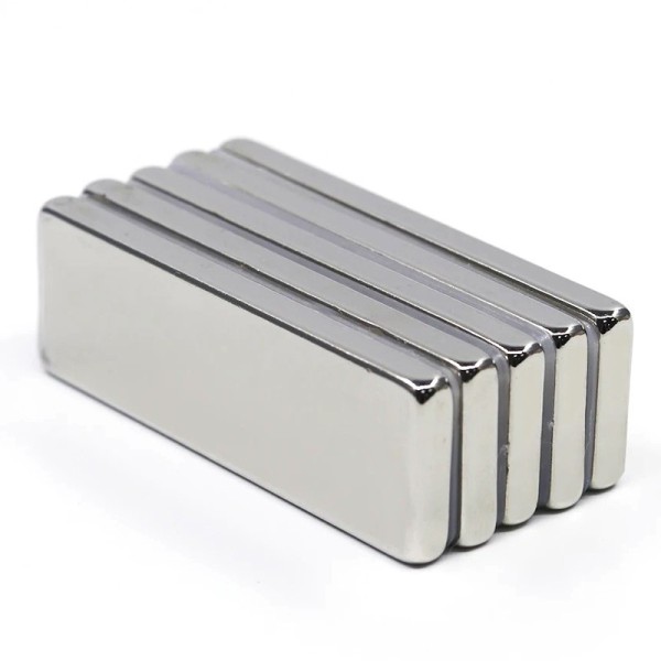 Неодимов магнит блок 60 x 20 x 5 мм N52 комплект