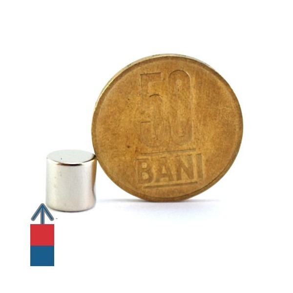 Неодимов магнит цилиндър 08 x 08 мм 2