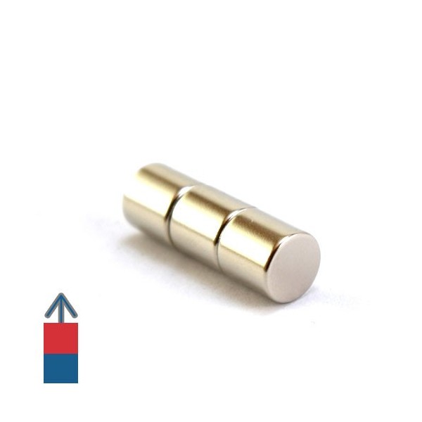Неодимов магнит цилиндър 08 x 08 мм 3