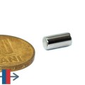 Неодимов магнит цилиндър 05 x 10 мм 3
