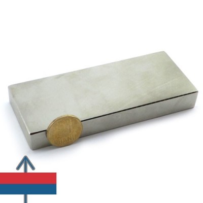 Magnet neodim bloc 120 x 50 x 15 mm 3