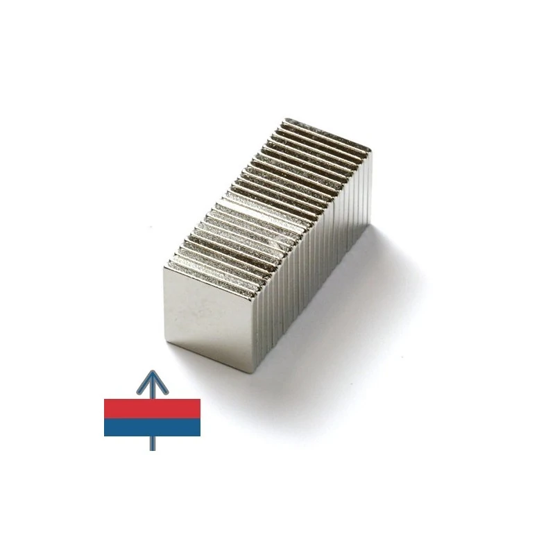 Magnet neodim bloc 13 x 13 x 1.6 mm 3