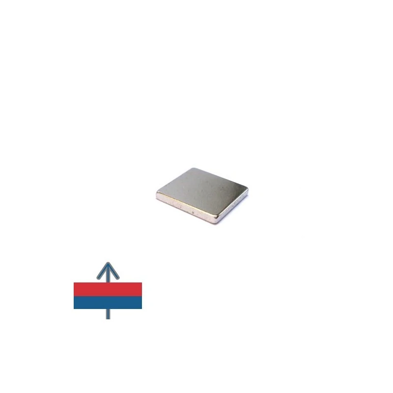Magnet neodim bloc 13 x 13 x 1.6 mm 2