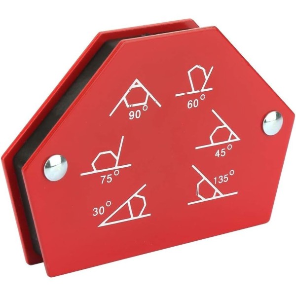 Dispozitiv magnetic fixare piese sudură 112 x 25 x 20 mm - tip B - cu unghiuri