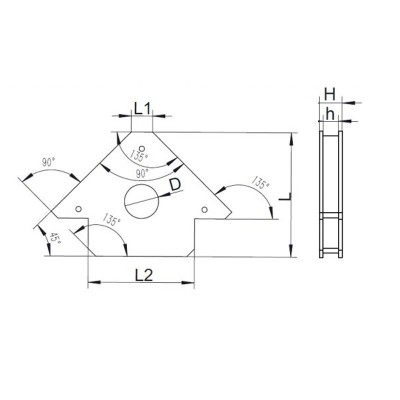 Magnet sudură 102 x 17 x 12 mm tip A dispozitiv fixare piese