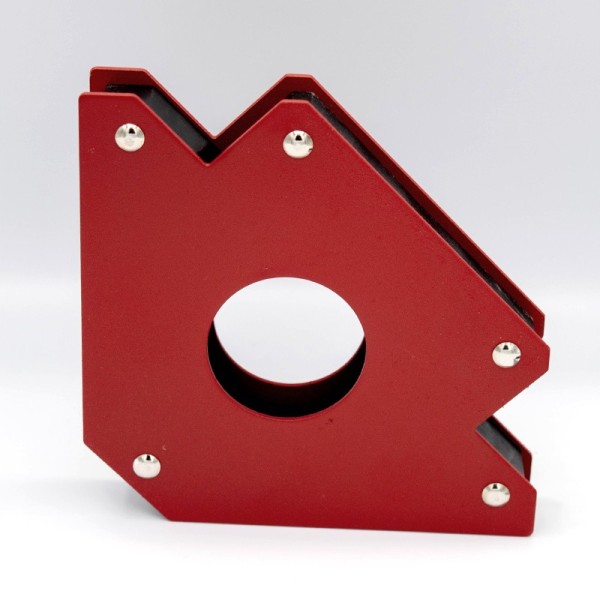 Магнит за заваряване 122 x 25 x 20 мм - тип A - магнитно устройство за фиксиране на заваръчни части - вертикално положение