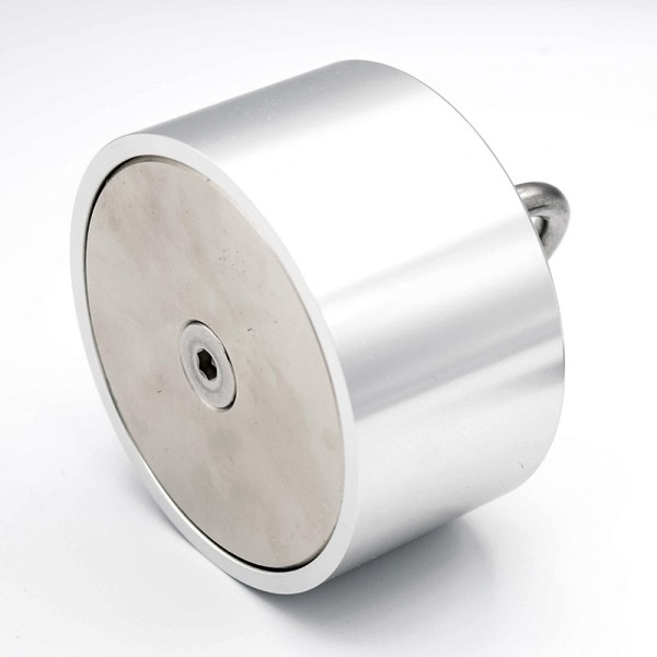 Magnet fishing 360° D 100 x H 55 mm - forță 880/220 kg - spate