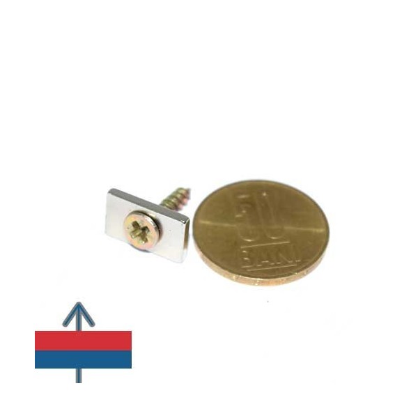 Magnet neodim bloc 15 x 09 x 02 mm D3.5D6 3