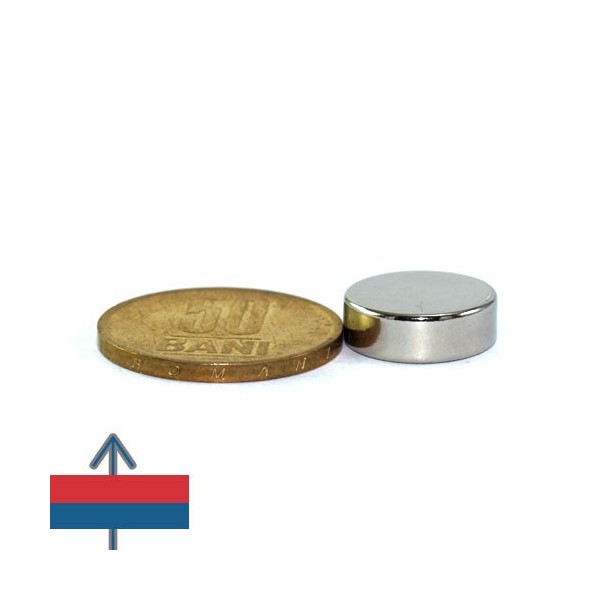 Неодимов магнит диск 15 x 05 мм 2