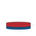 Неодимов магнит диск 15 x 05 мм C