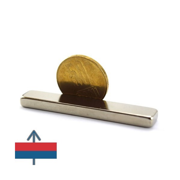 Magnet neodim bloc 60 x 10 x 05 mm 2