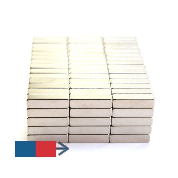 Неодимов магнит блок 25 x 6 x 6 мм 5