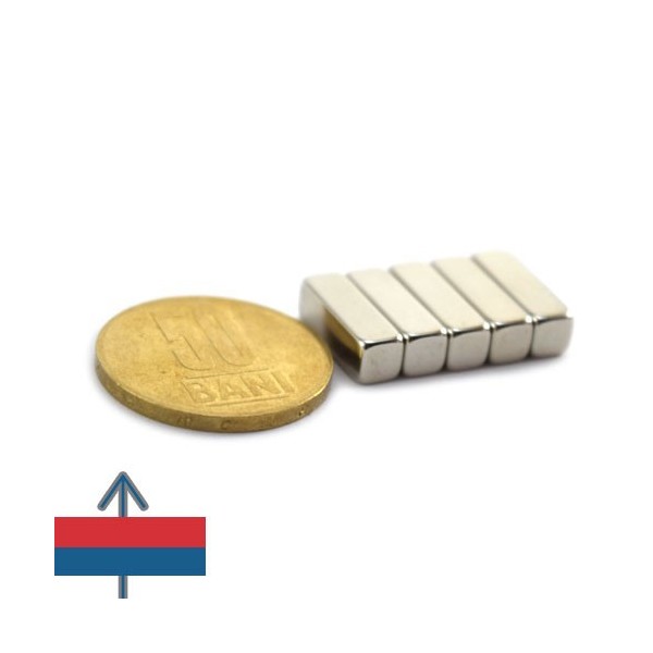 Magnet neodim bloc 15 x 05 x 05 mm 4