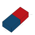 Неодимов магнит блок 19 x 13 x 6 мм C2