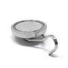Magnet neodim oală D 42 mm cu cârlig / cuier rotativ 2
