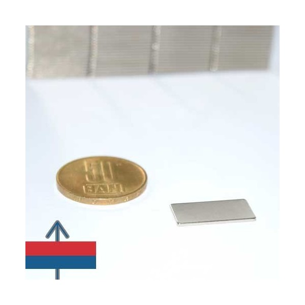 Magnet neodim bloc 20 x 10 x 01 mm 6