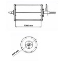Tambur magnetic half 1000 x 400 mm cu magneți din ferită pentru separare magnetică dimensiuni