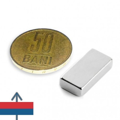 Magnet neodim bloc 20 x 10 x 05 mm 1