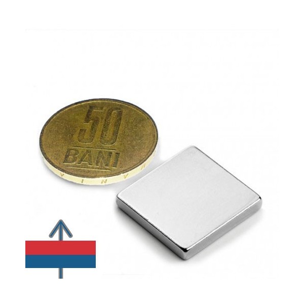 Magnet neodim bloc 20 x 20 x 03 mm 1