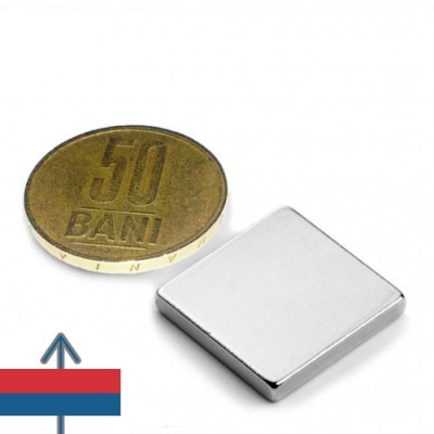 Magnet neodim bloc 20 x 20 x 03 mm 1