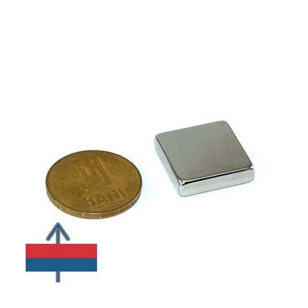 Magnet neodim bloc 20 x 20 x 05 mm 2