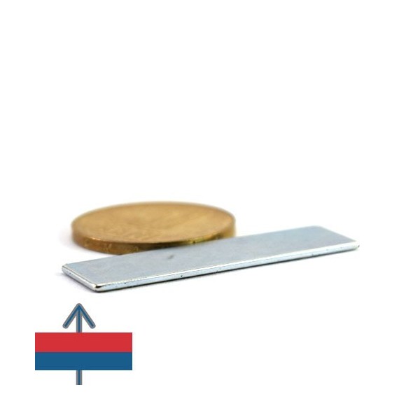 Magnet neodim bloc 40 x 12 x 1 mm 3