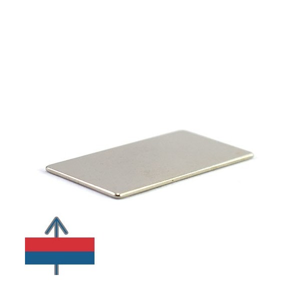 Неодимов магнит блок 40 x 20 x 1 мм 4