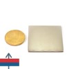 Неодимов магнит блок 40 x 40 x 0.2 мм 5 2