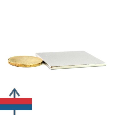 Magnet neodim bloc 40 x 40 x 02 mm 3