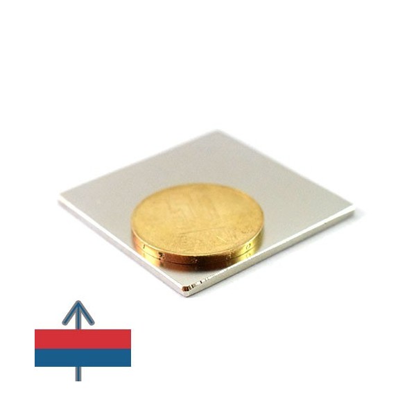 Неодимов магнит блок 40 x 40 x 0.2 мм 4