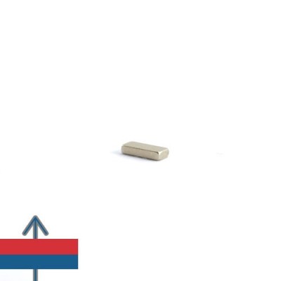 Magnet neodim bloc 5 x 2 x 1 mm 5