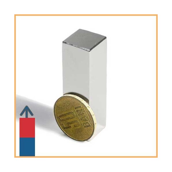 Magnet neodim bloc 50 x 15 x 15 mm vertical