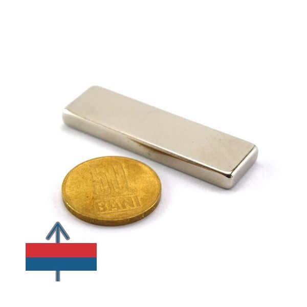 Неодимов магнит блок 50 x 15 x 0.5 мм 1