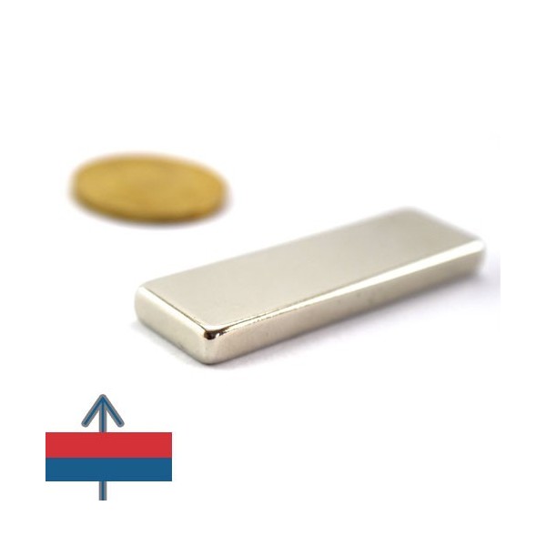 Magnet neodim bloc 50 x 15 x 05 mm 3