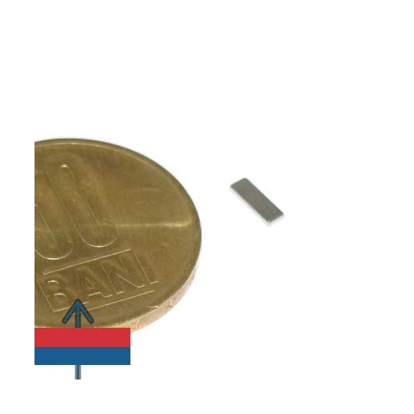 Неодимов магнит блок 6 x 2 x 1 мм 1