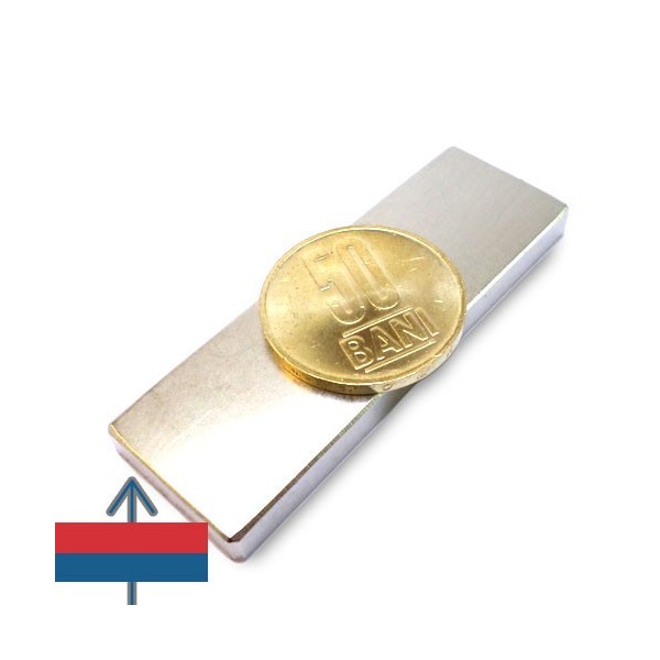 Magnet neodim bloc 60 x 20 x 05 mm 2