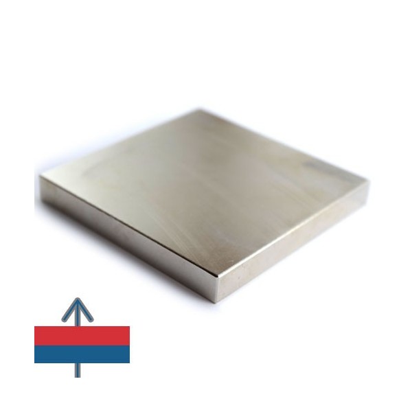 Неодимов магнит блок 80 x 80 x 10 мм 4